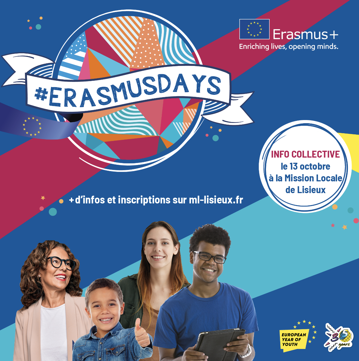 évènement Erasmus+ Erasmus days à la mission locale Lisieux
